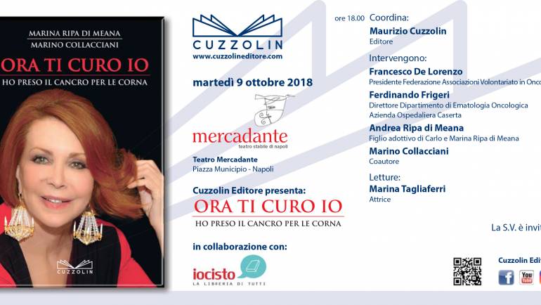 Ora ti curo Io: presentazione al Teatro Mercadante di Napoli