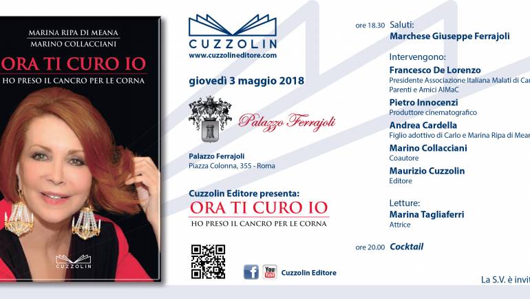 Anteprima nazionale del nuovo libro di Marina Ripa di Meana